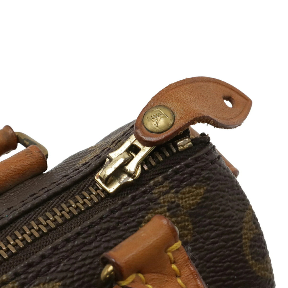 LOUIS VUITTON Authentic Brown Monogram Mini Speedy Pouch - Picture 5 of 9